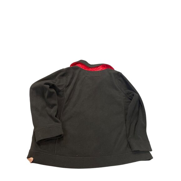 Lauren Ralph Lauren Womens Black Red Diamond Quilted Zip Fleece Jacket Sz 3X SKU - Picture 12 of 16